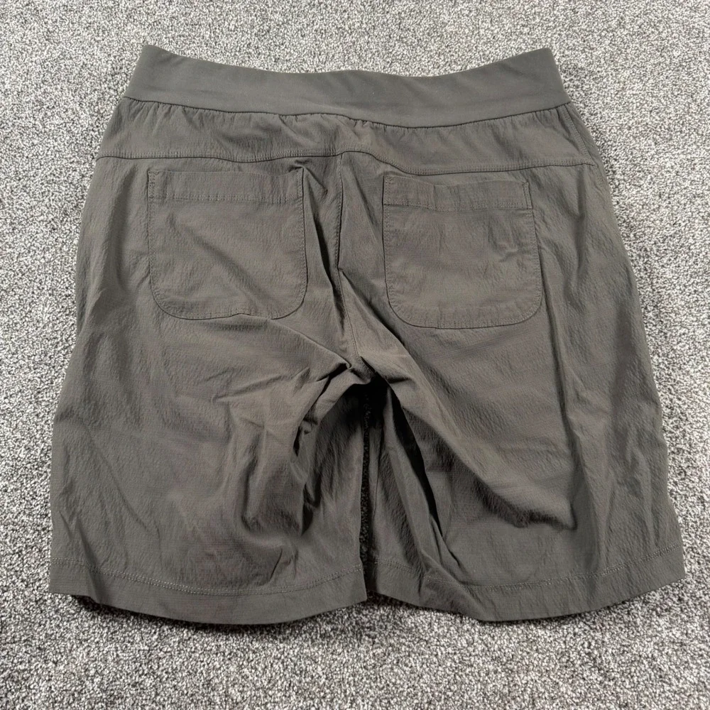 Athleta Trekkie North Shorts Women‎ 6 Dark Gray Ripstop Hiking Athletic Utility